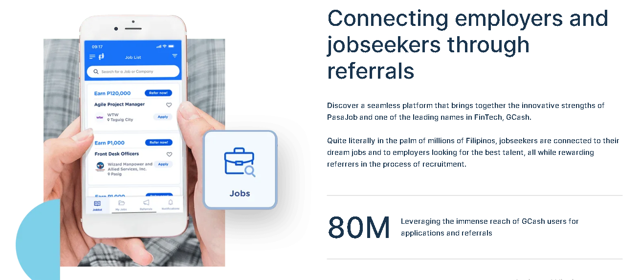 GCash, PasaJob Launch GJobs to Provide Income Opportunities Through Job Referrals