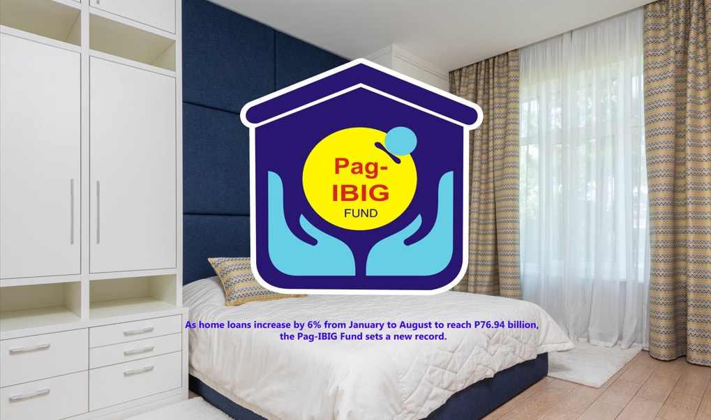 Pag-IBIG Fund Sets Record Anew as Home Loans Reach P76.94B in January to August, Up 6%