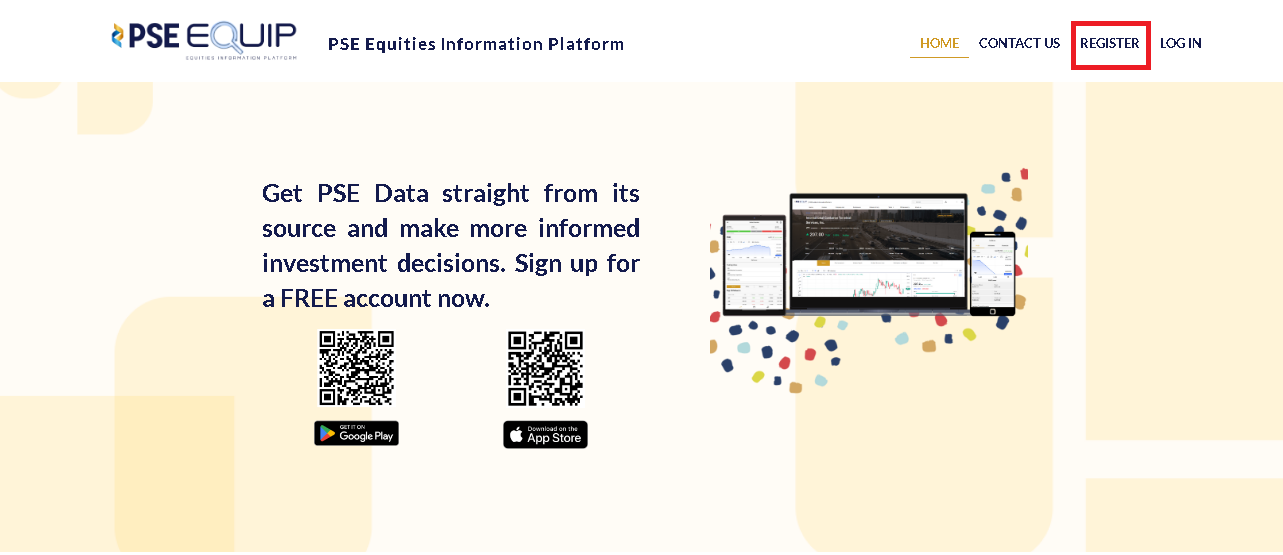 PSE EQUIP: EQUITIES INFORMATION PLATFORM BY THE PHILIPPINE STOCK EXCHANGE, INC.